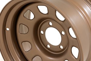GMC Yukon Steel Wheel - Rough Country - 10-slot D-window design - Bronze - '92-'99
